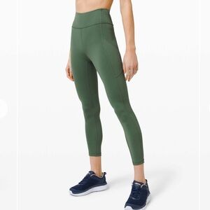 Lululemon olive green Invigorate HR Tight 25 inch 
Size 0 
New with tags!